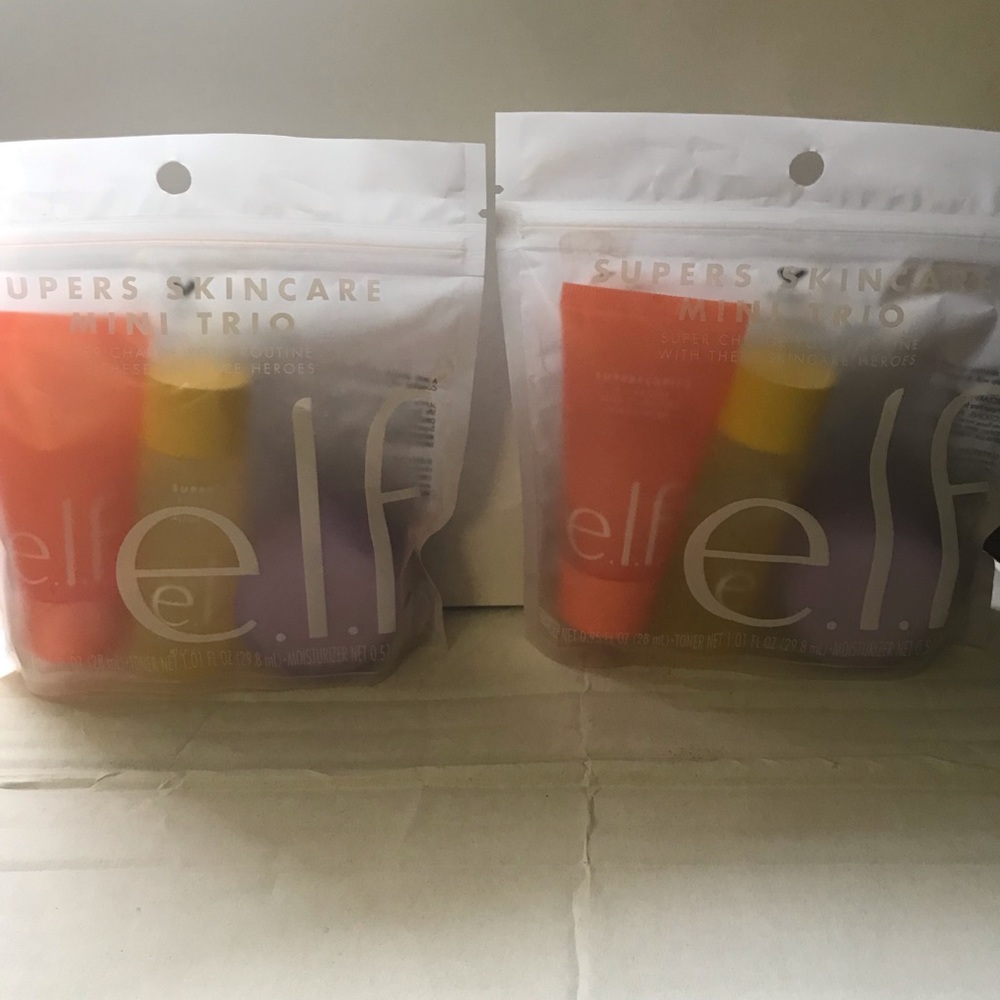 (2) Elf super skincare trio set